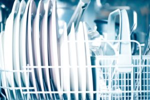 Sanitizing Dishes with a Dishwasher